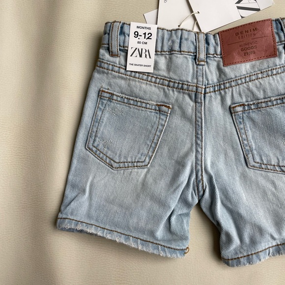 Zara Baby Jean Shorts 9-12month - Picture 11 of 13